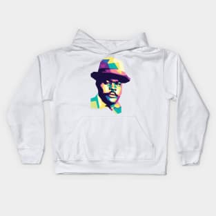 Marcus Garvey wpap fullcollor Kids Hoodie